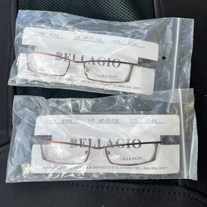 Bellagio B362 C01Eyeglasses Frame  47-17-135  Metal Adult - Picture 1 of 2