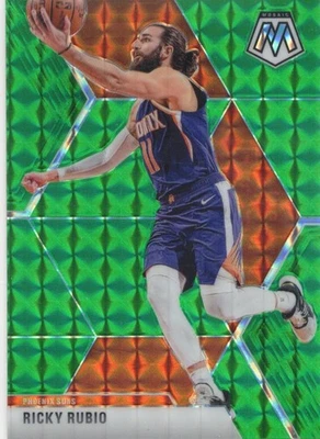 2019-20 Panini Mosaic - Ricky Rubio #158 Green Prizm - Image 1 of 2