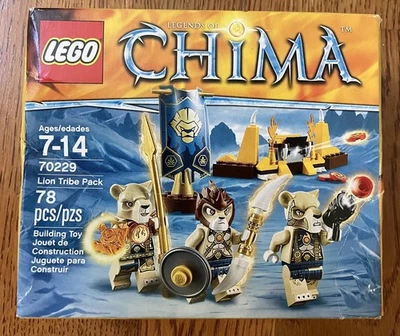 LEGO LEGENDS OF CHIMA: Lion Tribe Pack (70229) - New in Sealed Box - Image 1 of 4