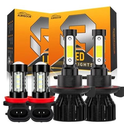 Para Mini Cooper Countryman 2011-2016 4x faros LED altos/bajos + bombillas antiniebla Foto 1 de 4