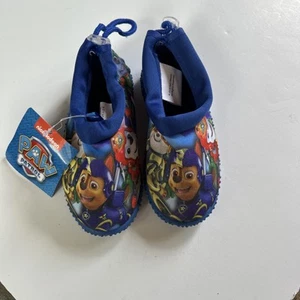 Paw Patrol Spin Master Toddler Water Shoes Baby Boys Blue Size 5 - Picture 1 of 6