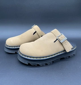 DR. MARTEN ZEBZAG SUEDE CASUAL SLINGBACK PLATFORM MULES Unisex W10/M9 - Picture 1 of 19