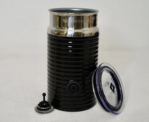Nespresso Aeroccino3 Milchaufschäumer heiß kalt schwarz 3594 schwarz - ohne Boden - FUNKTIONIERT - Bild 1 von 7