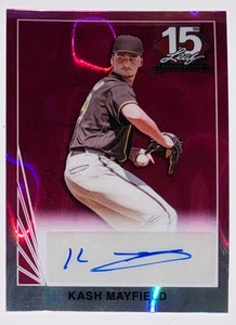 Hoja 2025 15 aniversario NSCC Kash Mayfield autógrafo automático #d 1/1 - Imagen 1 de 1