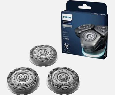 Neu Philips SH91/50 für 9000 Series Scherköpfe, Silber, 3 Stück DE - Bild 1 von 2