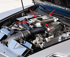 Cubierta Plenum perforada de 3 piezas para Cadillac XLR V 2006-2009 - Imagen 1 de 1