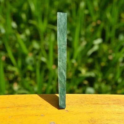 Nice Natural Rough Green Nephrite Jade bar 175 Grams - Image 1 of 4