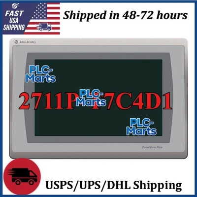 Allen Bradley 2711P-T7C4D1 PanelView Plus 700 HMI 7" 24VDC Free Shipping new! - Image 1 of 4