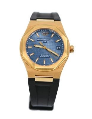 Girard Perregaux Laureato 18K Rose Gold Watch 81005 - Image 1 of 4