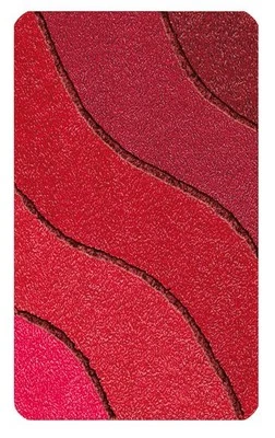 Kleine Wolke WC-Vorleger Wave 55 x 55 cm, rubin  WC-Vorleger - Bild 1 von 2