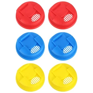6 Stück Sodadosendeckel 3 Farben Kunststoff Dosendeckel Dosenaufleger passend Standardgröße - Bild 1 von 6
