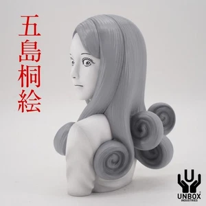 UNBOX INDUSTRIES Junji Ito Uzumaki Gotou Kirie Vinyl Figure Black & White - Picture 1 of 3