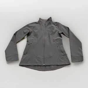 Chaqueta softshell The North Face gris cremallera completa pared de viento para mujer logotipo de la empresa S - Imagen 1 de 13