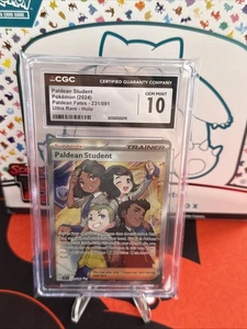 Paldean Student 231/091 SV: Paldean Fates Holo CGC 10 - Picture 1 of 2