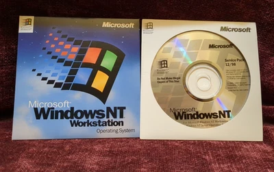 Microsoft Windows NT Workstation 4.0 CD Full Version w/ Service Pack 4 No Box - Image 1 of 4