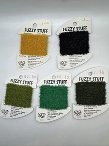 Rainbow Gallery FUZZY STUFF-Lot of 5 For  Needlepoint, Hand Embroidery - Picture 1 of 1