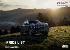 2025 MY GMC Yukon & Sierra 07 / 2024 brochure English int'l rare - Picture 1 of 3