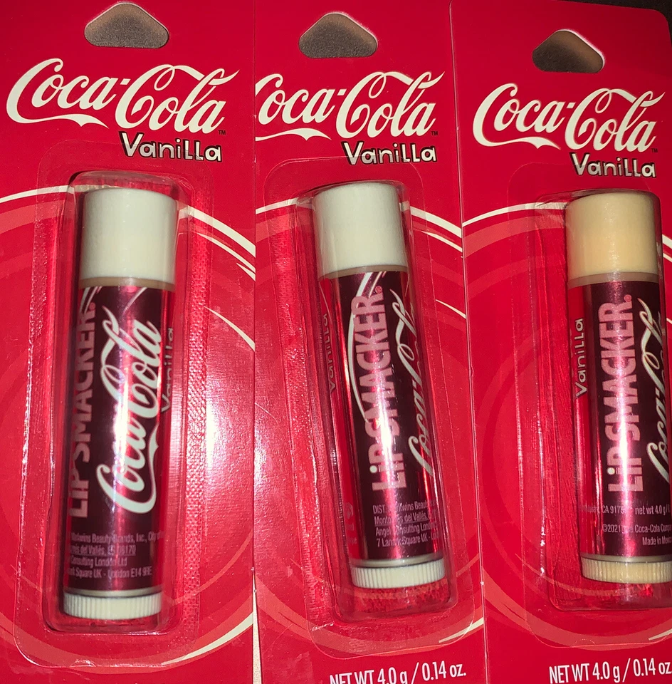 可口可乐唇香草润唇膏口味套装 3 英寸 — 第 1/3 张图片