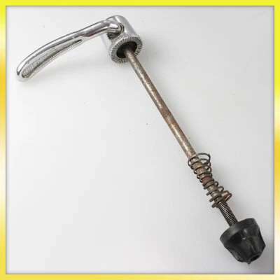 ✅ vintage Bike Bicycle Cycle Cycling Wheel silver Quick Release Skewer - Image 1 of 2