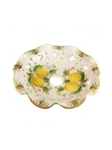 Ceramic Plate for Chandelier Santo Stefano di Camastra Lemons/30 - Picture 1 of 1