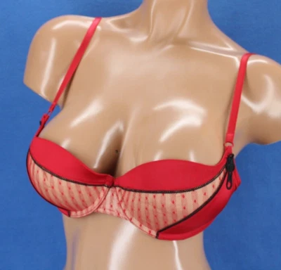 Sujetador push up acolchado con aros Jezebel 14148 Balconette talla 34C #E3519 Foto 1 de 4