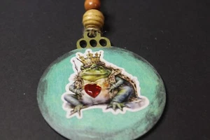 Hand Painted Christmas Tree Wooden Ornament - Picture 1 of 2