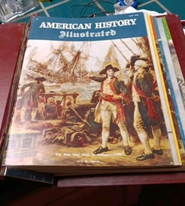55 Issues Of American HISTORY ILLUSTRATED YEARS 1966-1972 INCOMPLETE YEARS DESC. - Picture 1 of 6