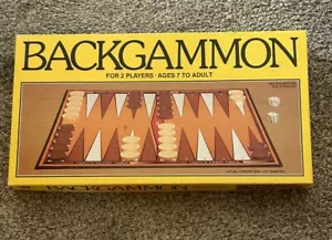 Vintage 1981 Whitman Backgammon Sealed New in Box - Picture 1 of 4