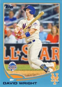 (79) 2013 Topps Update DAVID WRIGHT Walmart Blue All-Star Mets #US316 LOT - Picture 1 of 1