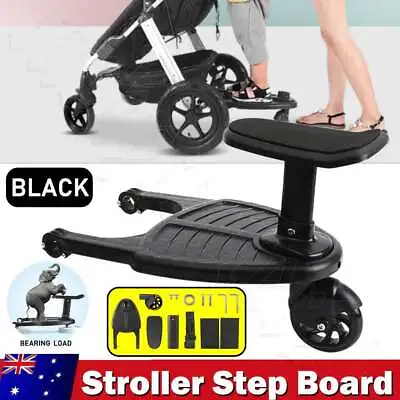 Child Buggy Stroller Step Board Stand Kids Toddler Wheeled Pushchair Connector • 30.96$