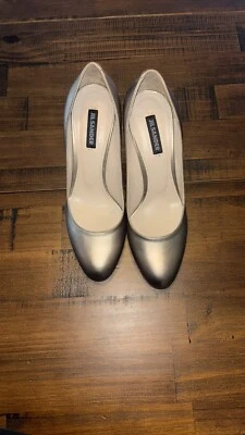 Bombas de couro dourado Jil Sander tamanho 37,5 - Imagem 1 de 4