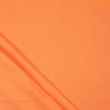 By the Yard Orange Color Solid Cotton Fabric for Dress Material