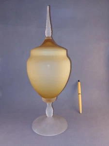 Liberty Art Nouveau Style, Gallè Daum Renè Lalique ,Vaso Cristallo Glass Murano - Foto 1 di 12