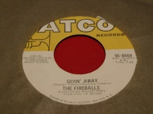 The Fireballs Atco 45-6569 Groovy Motions Goin' Away 1968 7" 45 RPM Garage Psych - Imagen 1 de 7