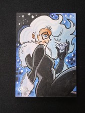 Artist Proof Marvel Black Cat 1/1 Sketch Card Tim Shinn 2021 Upper Deck PREMIER