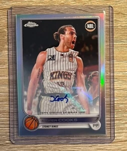 2022-23 Topps Chrome NBL Xavier Cooks Refractor Auto Sydney Kings - Picture 1 of 1