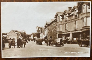 MAIN STREET, KILLIN Antigua c1930 CAMPBELL Foto Real Postal HISTORIA DE ESCOCIA - Imagen 1 de 2