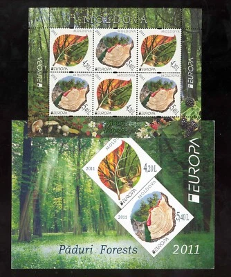 Moldavia 2011 Europa CEPT Hoja** MNH + Folleto Foto 1 de 2
