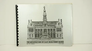 The Architecture of Cast Iron Penny Banks Spiral Bound Sommers & Duer Signed W5 - Imagen 1 de 5