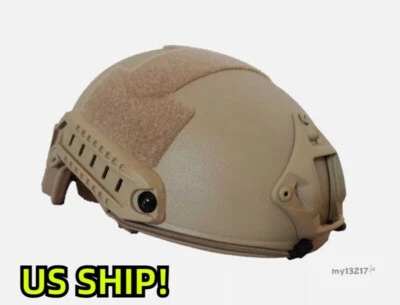 Casco balístico táctico antibalas RÁPIDO en bronceado desierto - UHMW-PE nivel IIIA Foto 1 de 4