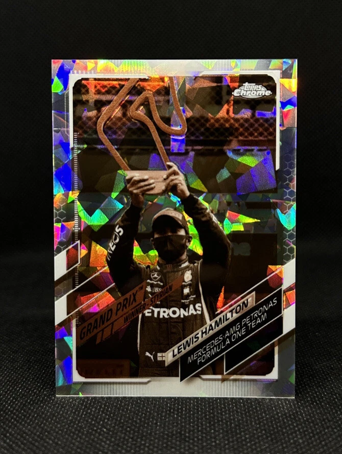 2021 Topps Chrome Formula 1 #139 Lewis Hamilton Sapphire Sepia /100 - Image 1 of 2