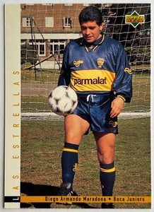 Fútbol Argentino 1995 Upper Deck - Diego Armando Maradona (Boca Juniors) #165 - Imagen 1 de 2