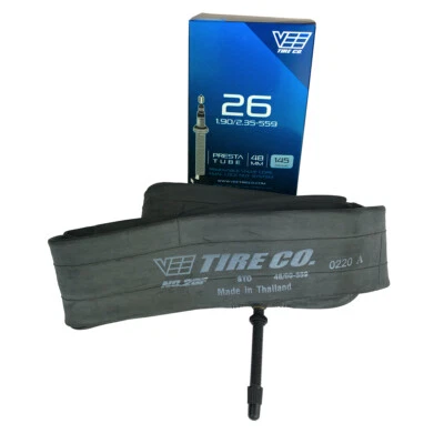 VEE TIRE CO. 26x2.3 Vee Tire 26 inch Bike Tire Bicycle Inner Tube 48mm Presta Valve 26x2.30