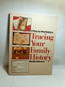 Marijke Alderson Tracing Your Family History Lg P/B 1988 workbook - Picture 1 of 2