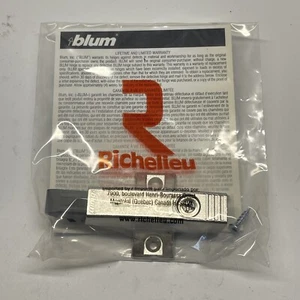 Richelieu 971A Brushed Gray Door Damper Soft-close Screw-on mechanism Blum New - Picture 1 of 6