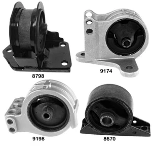 Engine & Transmission Mounts 4PCS Set fits Mitsubishi Eclipse 99-95 2.0L MT - Imagen 1 de 6