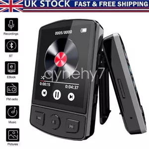 MP3 Player HiFi Lossless Bluetooth Clip Music Recorder FM Radio Audio Sport UK - Picture 1 of 67