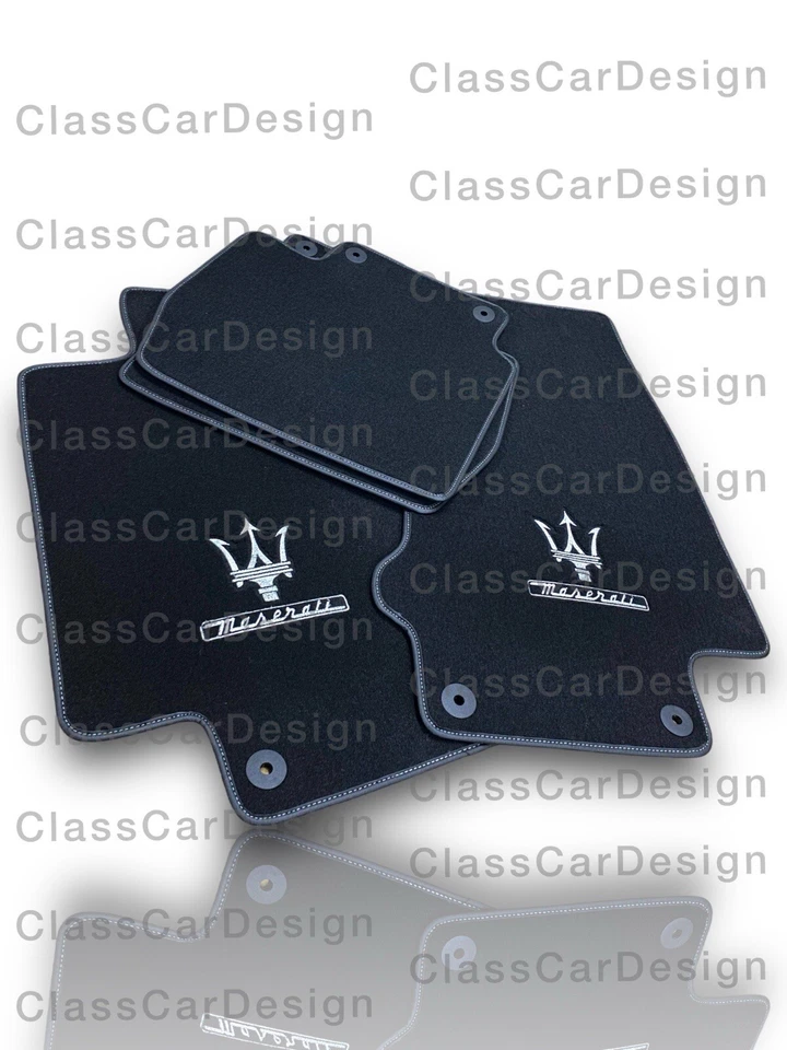 Floor Mats For Maserati Ghibli Levante Quattroporte Granturismo Grecale MC20 - Image 1 of 4