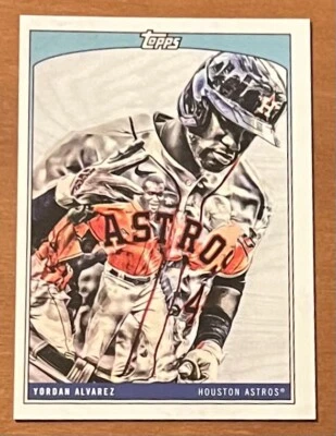 2022 TOPPS X LAUREN TAYLOR #39 YORDAN ALVAREZ - HOUSTON ASTROS - WAVE 2 - Image 1 of 2