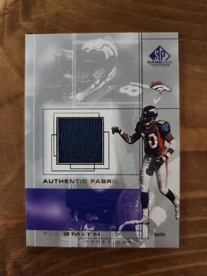 Rod Smith - Denver Broncos - 2001 SP Game Used Edition Authentic Fabrics  - Image 1 of 2